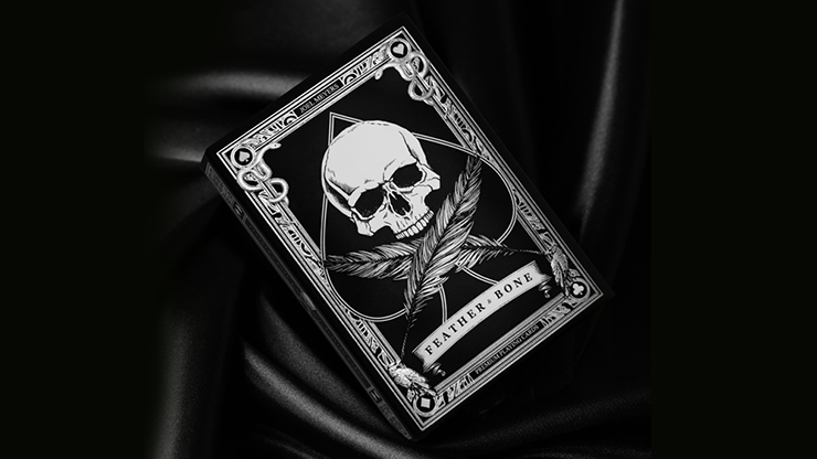 Feather & Bone: The Chrome Hearts (Foil) Playing Cards by Joel Meyers Feather & Bone: The Chrome Hearts (Foil) Playing Cards by Joel Meyers