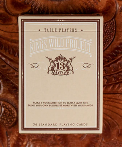 Limited No.13 Table Players Vol.13 Playing Cards by Kings Wild Project