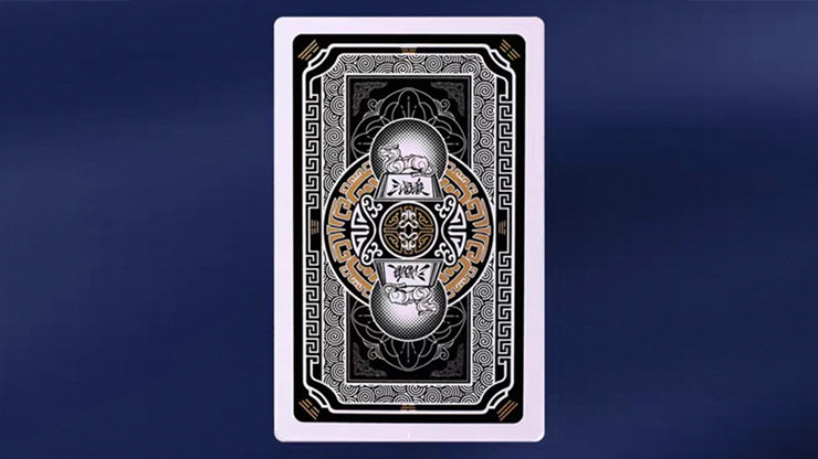 GUAN DAM -Warriors of the Three Kingdoms (Black) Playing Cards by YOKAGAME GUAN DAM -Warriors of the Three Kingdoms (Black) Playing Cards by YOKAGAME