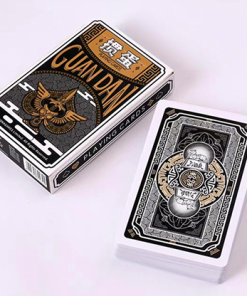GUAN DAM -Warriors of the Three Kingdoms (Black) Playing Cards by YOKAGAME