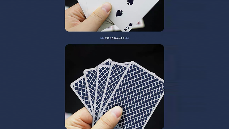 Warriors Of Three Kingdoms (Blue) Playing Cards by YOKAGAME Warriors Of Three Kingdoms (Blue) Playing Cards by YOKAGAME