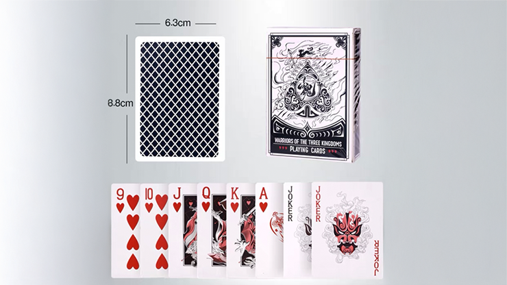 Warriors Of Three Kingdoms (Blue) Playing Cards by YOKAGAME Warriors Of Three Kingdoms (Blue) Playing Cards by YOKAGAME