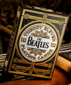 The Beatles Special Edition (Black) Playing Cards by theory11
