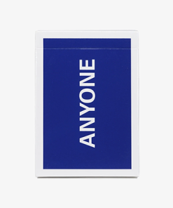 Cap Logo (Navy) ANYONE Playing Cards