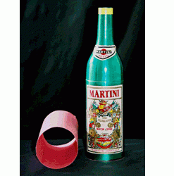 Martini Bottle To Flowers