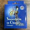 Snowstorm in China Tissue: Red, White and Blue