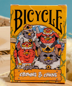 BICYCLE CHKNS & CROWNS PLAYING CARDS
