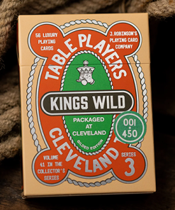 Gilded No.13 Table Players Vol.41 Playing Cards by Kings Wild Project
