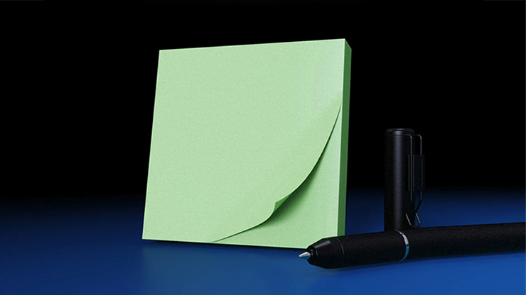 The Iarvel Magic Post-It Pad (Green) by Iarvel Magic The Iarvel Magic Post-It Pad (Green) by Iarvel Magic