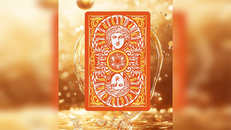 Sun God Greek Mythology Themed Orange Edition Playing Cards Sun God Greek Mythology Themed Orange Edition Playing Cards