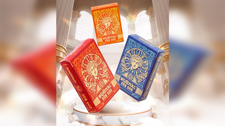 Sun God Greek Mythology Themed Orange Edition Playing Cards Sun God Greek Mythology Themed Orange Edition Playing Cards