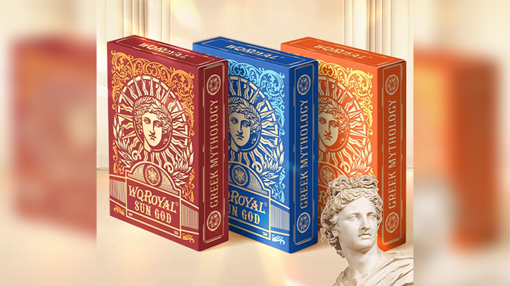 Sun God Greek Mythology Themed Blue Edition Playing Cards Sun God Greek Mythology Themed Blue Edition Playing Cards