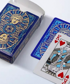 Sun God Greek Mythology Themed Blue Edition Playing Cards