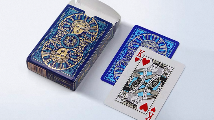Sun God Greek Mythology Themed Blue Edition Playing Cards Sun God Greek Mythology Themed Blue Edition Playing Cards