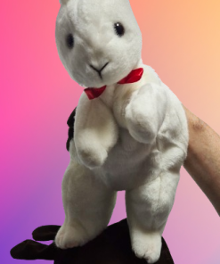 Bunny Puppet (finds a card?)