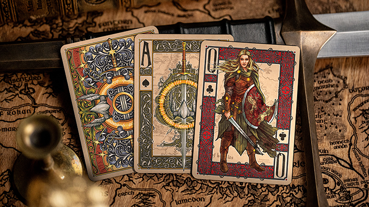 The Lord of the Rings - Return of the King Playing Cards (Black Gilded Edition) by Kings Wild The Lord of the Rings - Return of the King Playing Cards (Black Gilded Edition) by Kings Wild