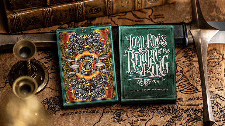 The Lord of the Rings - Return of the King Playing Cards by Kings Wild Project(Green) The Lord of the Rings - Return of the King Playing Cards by Kings Wild Project(Green)