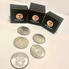 Expanded Shell Eisenhower Dollar (plus 4 Regular Coins) by Tango Magic Expanded Shell Eisenhower Dollar (plus 4 Regular Coins) by Tango Magic