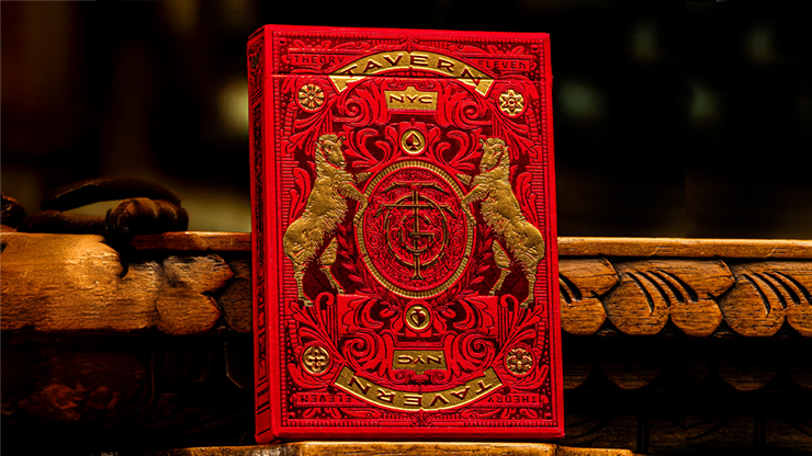 Tavern on the Green: Red Edition Playing Cards by theory11 Tavern on the Green: Red Edition Playing Cards by theory11