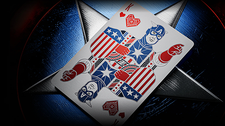 Captain America Playing Cards by theory11 Captain America Playing Cards by theory11