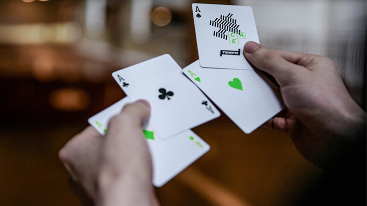 Tempo Green Playing Cards Tempo Green Playing Cards