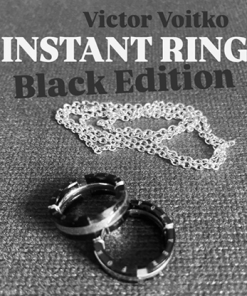 Instant Ring (silver/black, Size 12) by Viktor Voitko