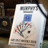 SURE SPLIT Invisible Deck Bicycle (Blue) by Murphy's Magic SURE SPLIT Invisible Deck Bicycle (Blue) by Murphy's Magic