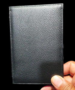 Mini Bombshell Wallet (Black Pebble) by CAHYO