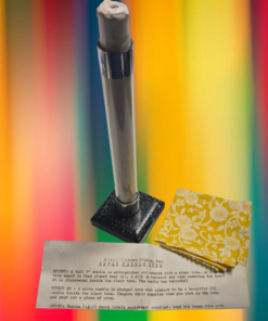Clear Candle Tube - Fabjance Studios       ESTATE