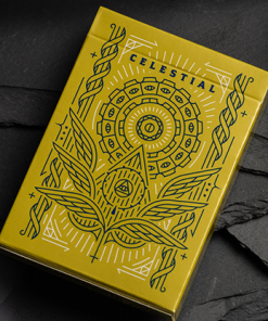 Celestial Valor Playing Cards by Giovanni Meroni(greenish yellow)