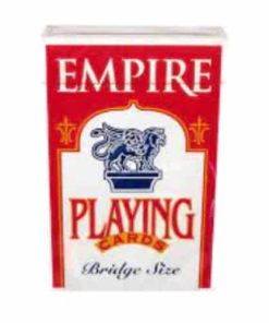 Empire Playing Cards: Bridge Size Red Empire Playing Cards: Bridge Size Red
