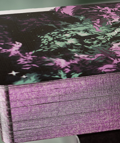 Gilded Nebula Stellar Purple Playing Cards(purple star)