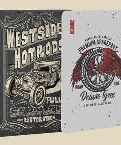 Westside Hotrods Playing Cards
