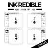 Ink-Redible Revelation Tattoos (Spades) by Twisted Minds Ink-Redible Revelation Tattoos (Spades) by Twisted Minds