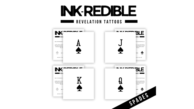 Ink-Redible Revelation Tattoos (Spades) by Twisted Minds Ink-Redible Revelation Tattoos (Spades) by Twisted Minds