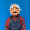 Storyteller Old Man Puppet - Axtell Expressions    ESTATE