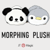 Morphing Plush (Panda to Penguin Grey) by Jackie Zhao and JT Magic