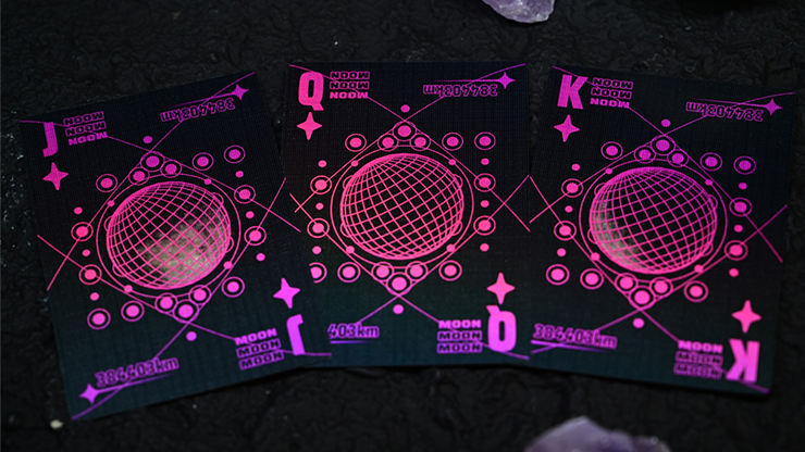 Moon (Black Holo) Playing Cards Moon (Black Holo) Playing Cards