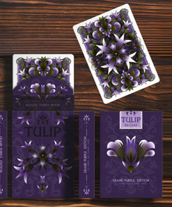 Grand Tulip Purple Playing Cards by Dutch Card House Company Grand Tulip Purple Playing Cards by Dutch Card House Company