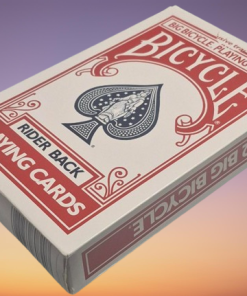 Big Bicycle Cards 8082 (Jumbo Cards, Red) 
