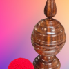 Ball Vase wood (2 Ball Vase wood (2