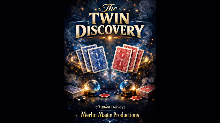 The Twin Discovery by Fabien Delvoye & Merlin Magie Productions (Red) The Twin Discovery by Fabien Delvoye & Merlin Magie Productions (Red)