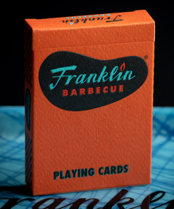 FRANKLIN BBQ CLASSIC ORANGE PLAYING CARDS