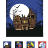 Haunted House - Silk Set