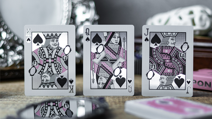 Reflections Ponder (Pink) Playing Cards by Emily Sleights Reflections Ponder (Pink) Playing Cards by Emily Sleights