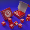 Forcing Dice Set by IARVEL Magic (Red)