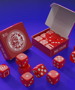 Forcing Dice Set by IARVEL Magic (Red)