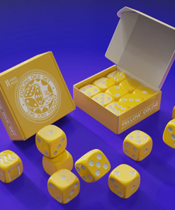 Forcing Dice Set by IARVEL Magic (Yellow)