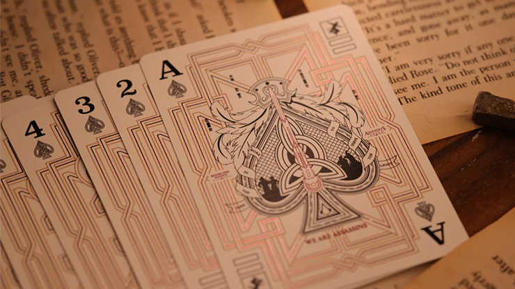 Assassin's Creed Legacy Version 2 Garnet (Hidden Blade Black) Playing Cards Assassin's Creed Legacy Version 2 Garnet (Hidden Blade Black) Playing Cards