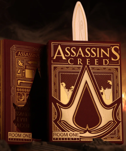 Assassin's Creed Legacy Version 2 Garnet (Hidden Blade Black) Playing Cards